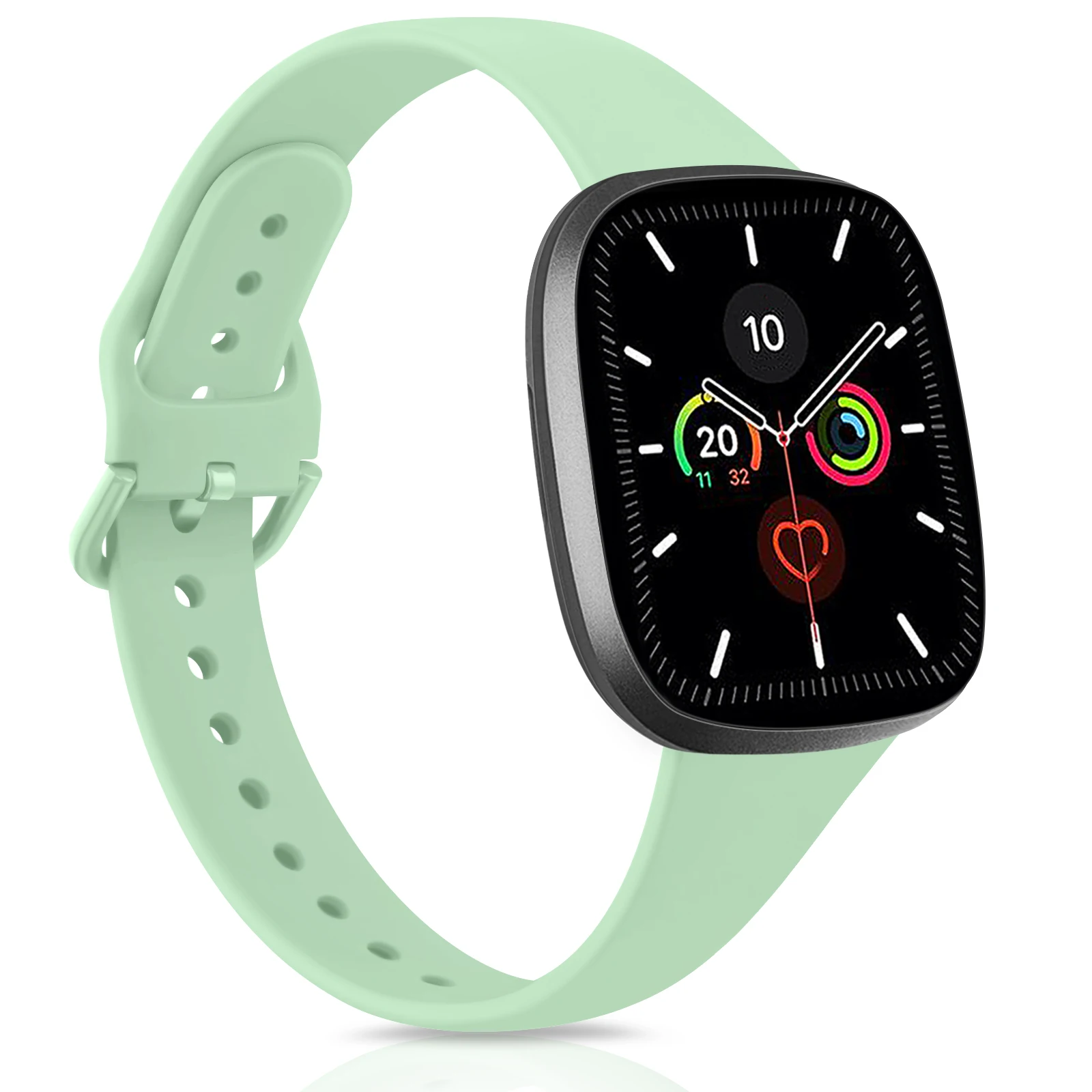 Mince En Silicone Pour Fitbit Versa 3/Versa 4 Bracelet Bracelet De Montre Fitbit Sens/Sens 2 Bracelet Remplacement