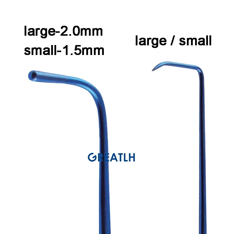 1pcs Titanium Muscle Hook Strabismus Hook Teaser Helveston Finder Ophthalmic Surgery Instrument veterinary surgical instruments,ophthalmic microsurgical scissors,ophthalmic surgical instruments