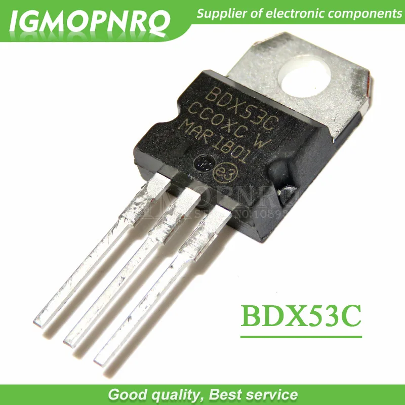 10pcs/lot BDX53C TO-220 Complementary Darlington Transistors new ...