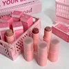 Smoky Rose Blusher Stick Cream Smooth Cheek Tint Monochrome Nude Blush Natural Matte Pink Apricot Face Rouge Contour Makeup 5