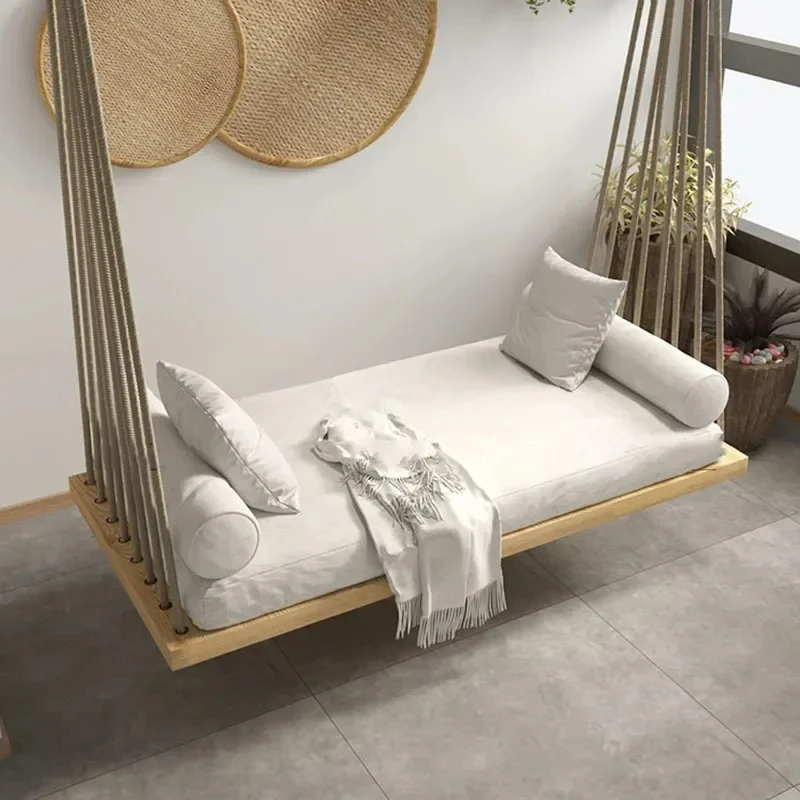 For ForBedroom Hanging Swing Chair Cushion Double Hammock Lounge Garden Chair Rope Minimalistic Chaise Suspendue House Furniture
