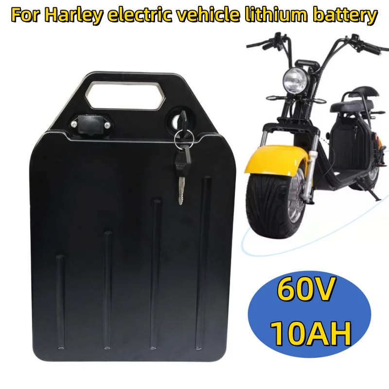 60V 10Ah Batteria Al Litio Impermeabile 18650 Celle 500W-1800W Per Harley Moto Elettrica City Coco Scooter Bicicletta