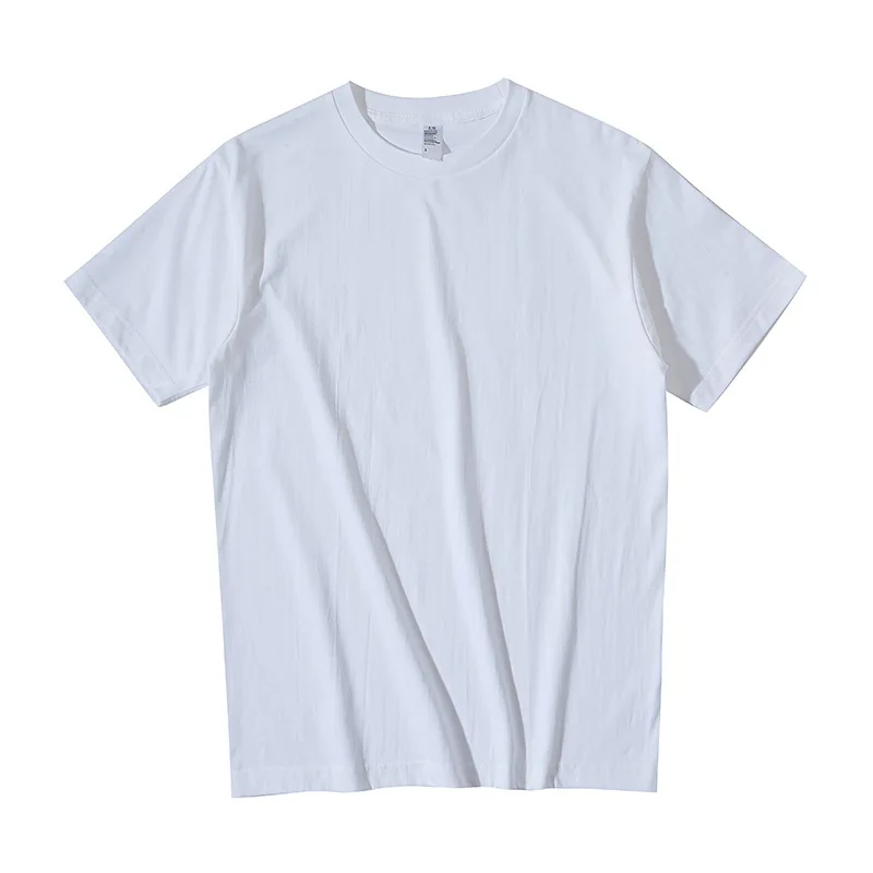 Pure color cotton round collar short 
