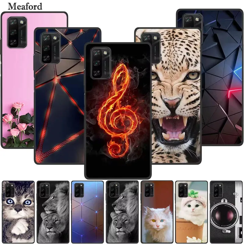 Dingshengk Marrone Custodia in Pelle Flip Caso Protettiva Cover Skin Wallet TPU Silicone per Blackview A100 6.67