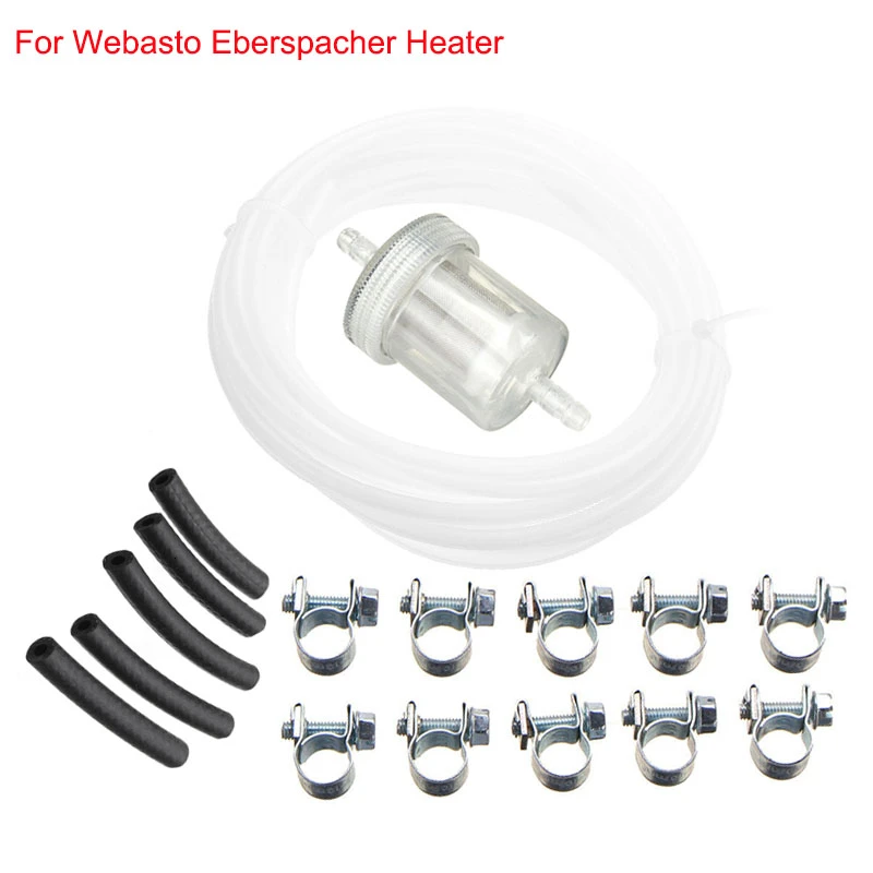 Car Air Parking Heater Tube Replacement Fuel Pipe Line Hose Clip Oil Fuel Filter 89031118 For Webasto Eberspacher Diesel Heater diesel heater exhaust pipe air diesel heater duct pipe air diesel heater diesel heater car heater accessories