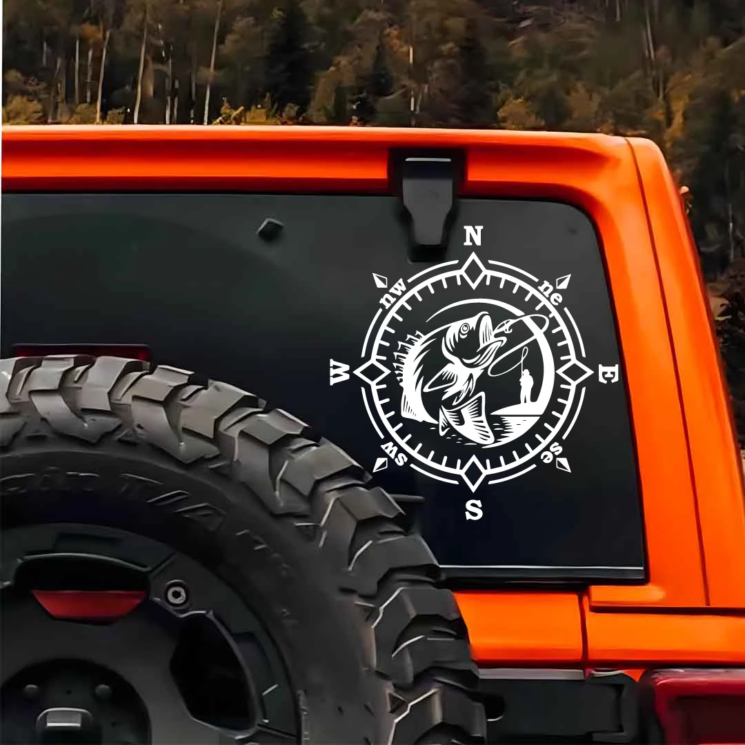 Reflective Outdoor Adventure Vinyl Stickers