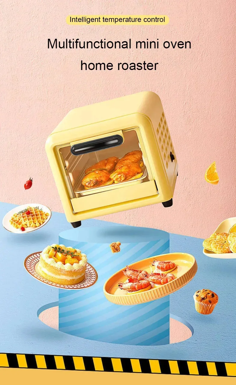 Description Picture 3 of item220V 300W 5L Multifunction Mini Electric Pizza Crepe Bakery Roast Oven Grill Breakfast Machine Cookies Cake Bread Maker