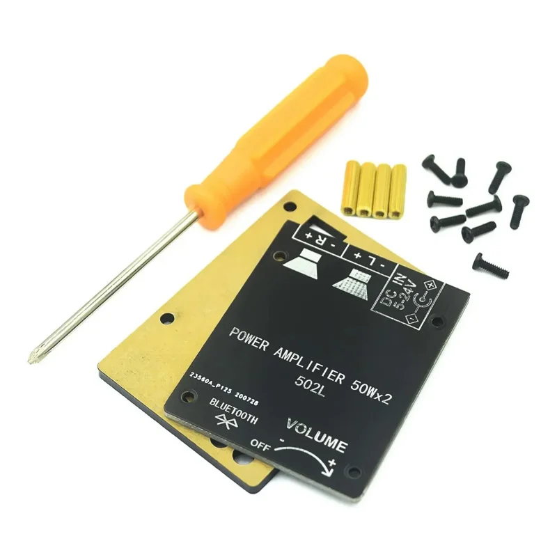ZK-502L MINI Bluetooth 5.0 DC 5-24V Wireless Audio Digital Power Amplifier Stereoboard 50Wx2 Bluetooth Amp Amplificador 2