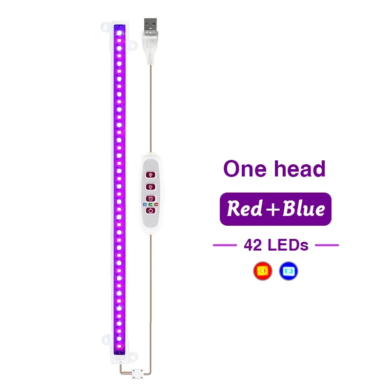 Full Spectrum LED Grow Light USB 5V for Indoor Plants and Seedlings