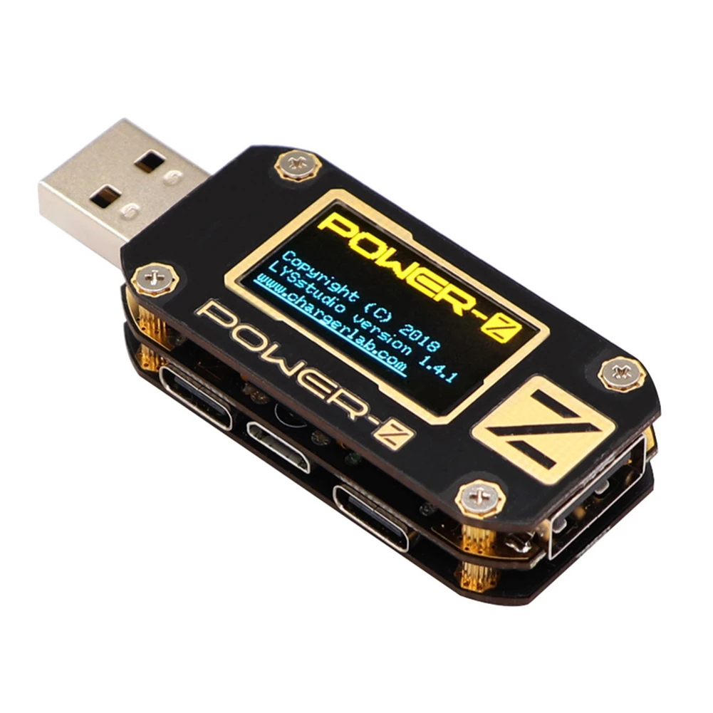 

KM001 POWER-Z Portable USB PD Tester QC3.0 2.0 PD Digital Voltmeter Digital Voltage Current Meter Power Bank Detector