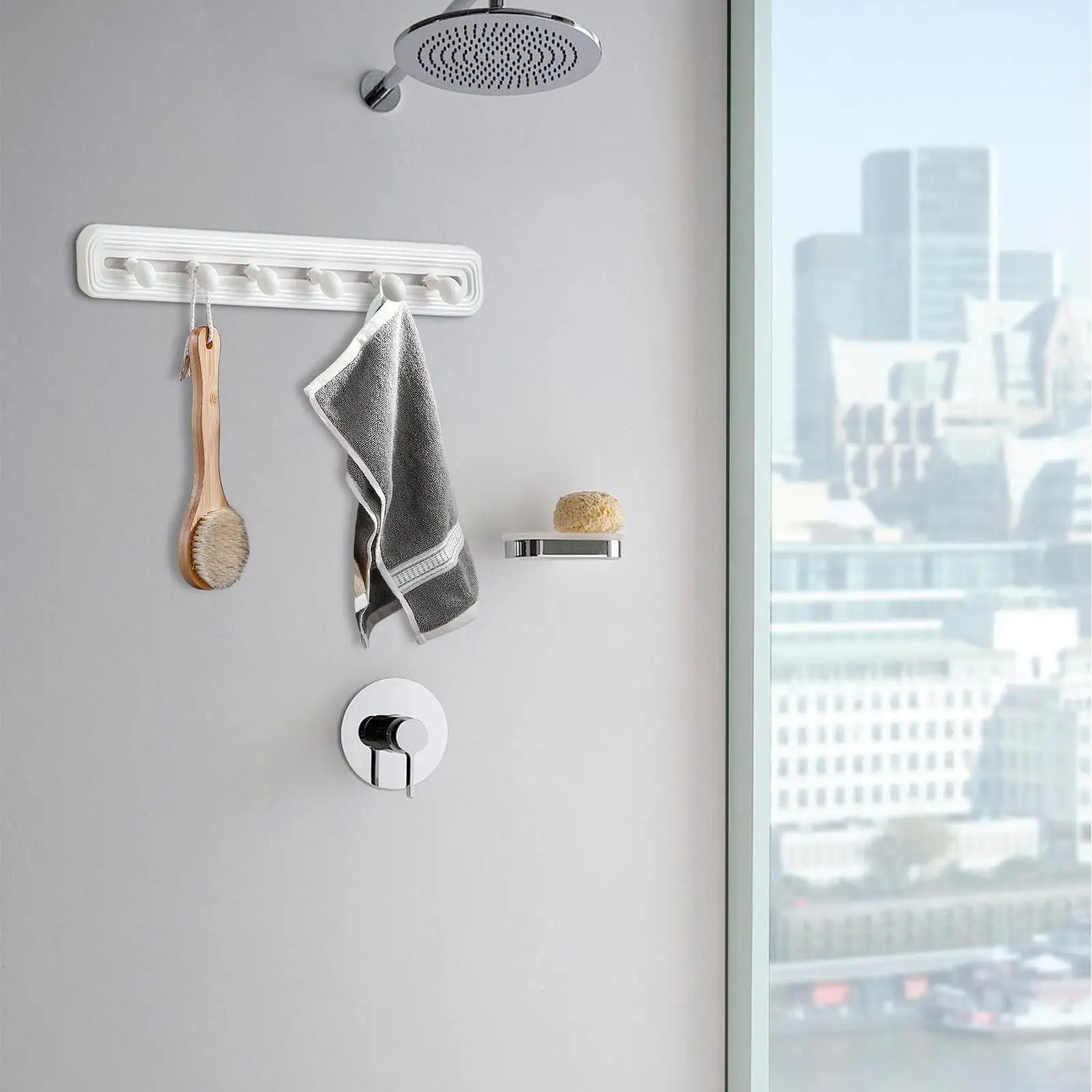 Tennis Racket Wall Mount Racket Storage Rack Wall-Mounted Sports Equipment Organizer Sliding Hook For Display Home Gym Community