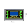 ZK-PP2K PWM Signal Generator 8A Driver Module for Motor/Lamp Dual Mode LCD PWM Pulse Frequency Duty Cycle Adjustable Module 4