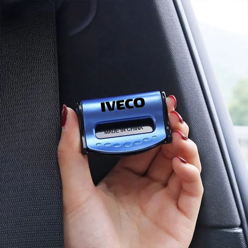 Car Safety Belt Clip Seatbelt Fixed Adjustment Limiter Interior Decoration For Iveco Daily IV V VI Van EcoDaily car accessories seat belt clip car seat belt accessory