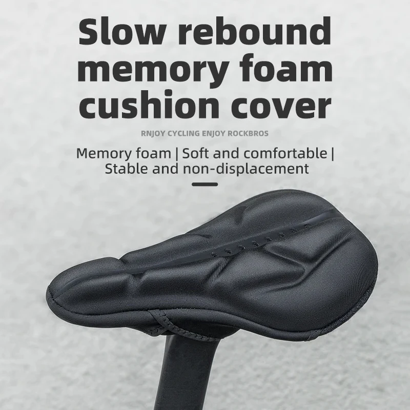 

Чехол ROCKBROS для велосипедного седла, пена с эффектом памяти, для медленного восстановления, аксессуары для горных и дорожных велосипедов