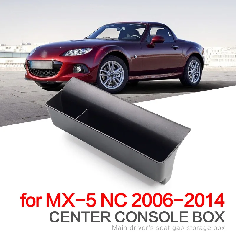 

Seat Slot Gap Storage Box for Mazda MX-5 NC Roadster 2006-2014 MX5 Center Console Armrest Storage Box Auto Interior Accessories