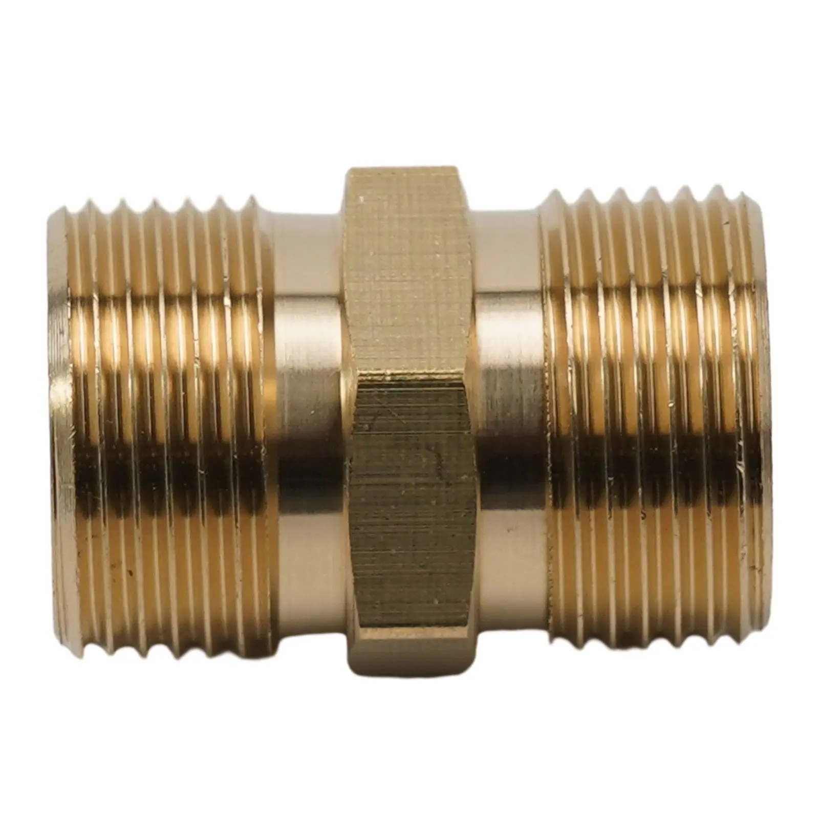 

M22/15mm Or M22/14mm To Male Adapter Connector Brass Gold Power Pressure Washer Hose Outlet 1.5mm Pitch Quick Fitting