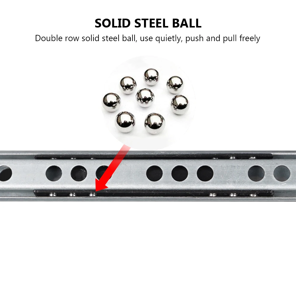 Drawer Slides 1Pair Drawer Slide Ball Guide Micro Two Sections 17mm Wide Steel Fold Drawer Steel Ball Slide Rail Furniture Hardware Fittings