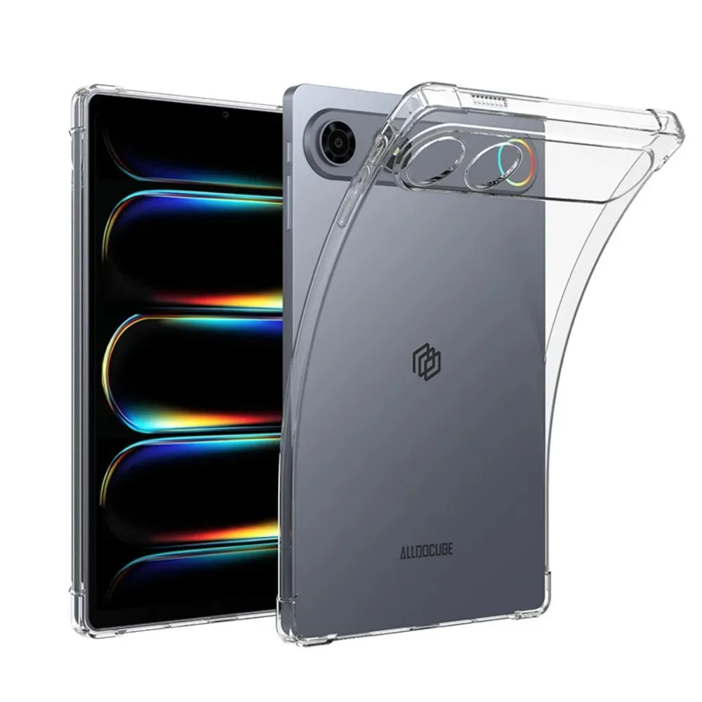 Ultra Slim Shockproof Protective Tablet Case with Clear TPU Back and Airbag Cushioning