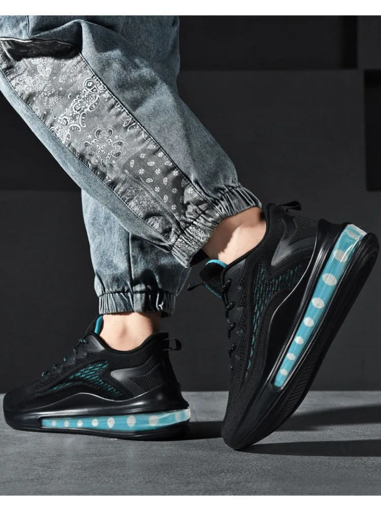 Description Picture 6 of itemMen's Running Shoes Air Cushion Men's Spring and Autumn New Trendy Breathable Soft Bottom Men's Casual Sneaker