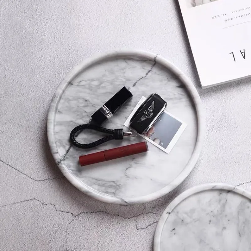 北欧ブランド】大理石・トレイ 直径40cm