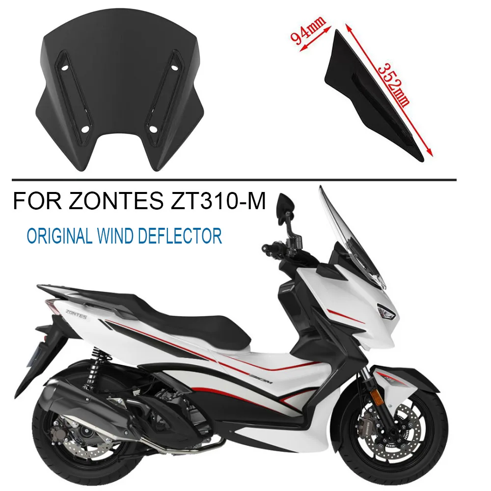 

New 2022 Motorcycle Fit Zontes M310 Dedicated Front Windshield Original Wind Deflector For Zontes ZT310-M 310M ZTM-310