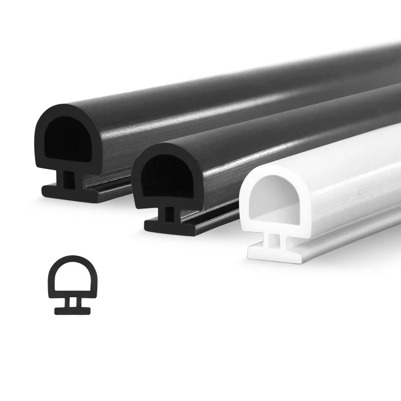 6m U Kanaal Zwart Rubber Moulding Strip Trim Deur ... - Grandado