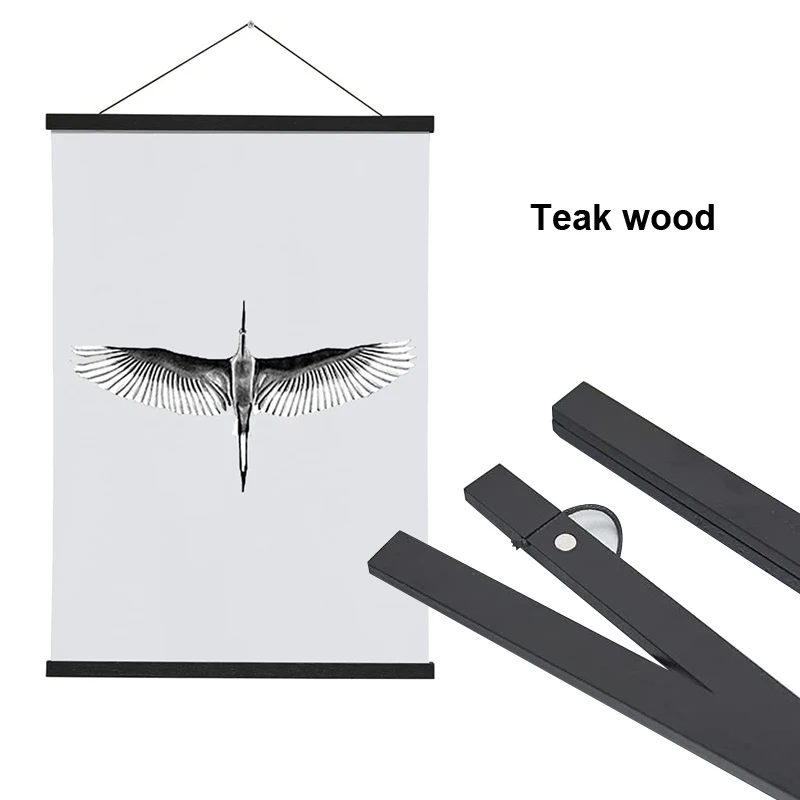 teak wood black