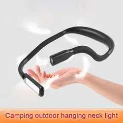 YOUZI ABS PLASTIC Hanging Neck Light Built-in 1800mAh Lithium Battery Neck Reading Light Perfect For Reading Knitting Repairing