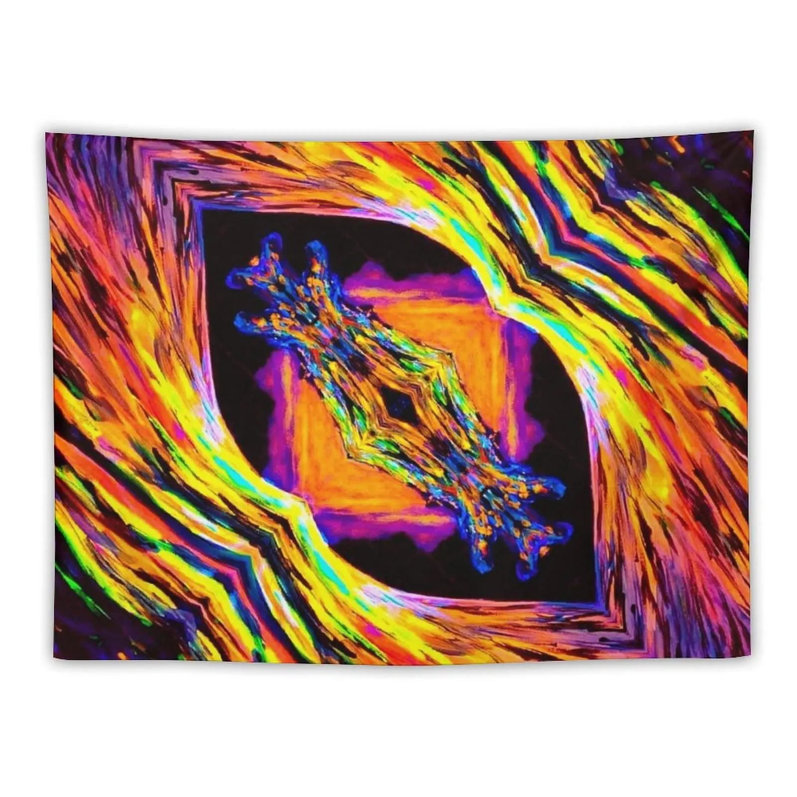 

An Ultraviolet Kiss - Neon Dreams Tapestry Wall Tapestries Decoration For Home Tapestry