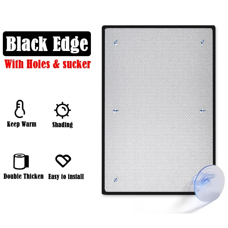 Description Picture 5 of itemHome Window Sunshade Screen Anti-UV Reflective Aluminum Foil Shading Pad Sunshine Room Keep Warm Sun Protective Board