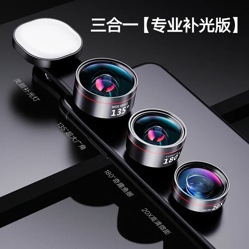 카메라 폰 렌즈, 100mm 매크로 렌즈, 4K HD 슈퍼 매크로 렌즈, CPL + 스타 필터, 아이폰넥스 Xs 맥스 삼성 S9 모든 스마트폰용