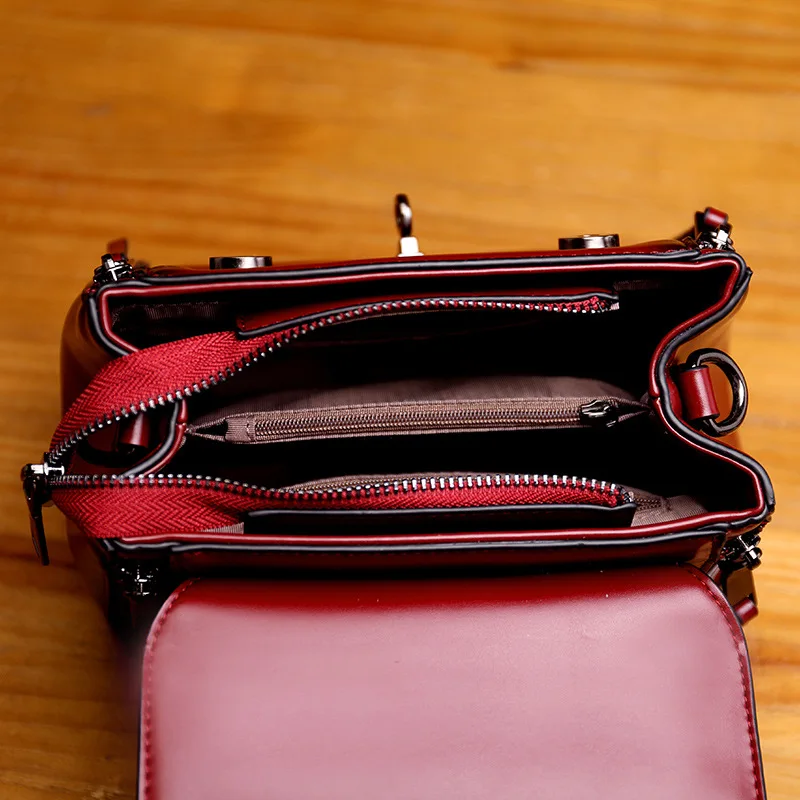 Fashion Small Square Women Shoulder Bags Lock Solid Color PU Leather Messenger Bag Flap Crossbody Bag Luxury Designer Handbags