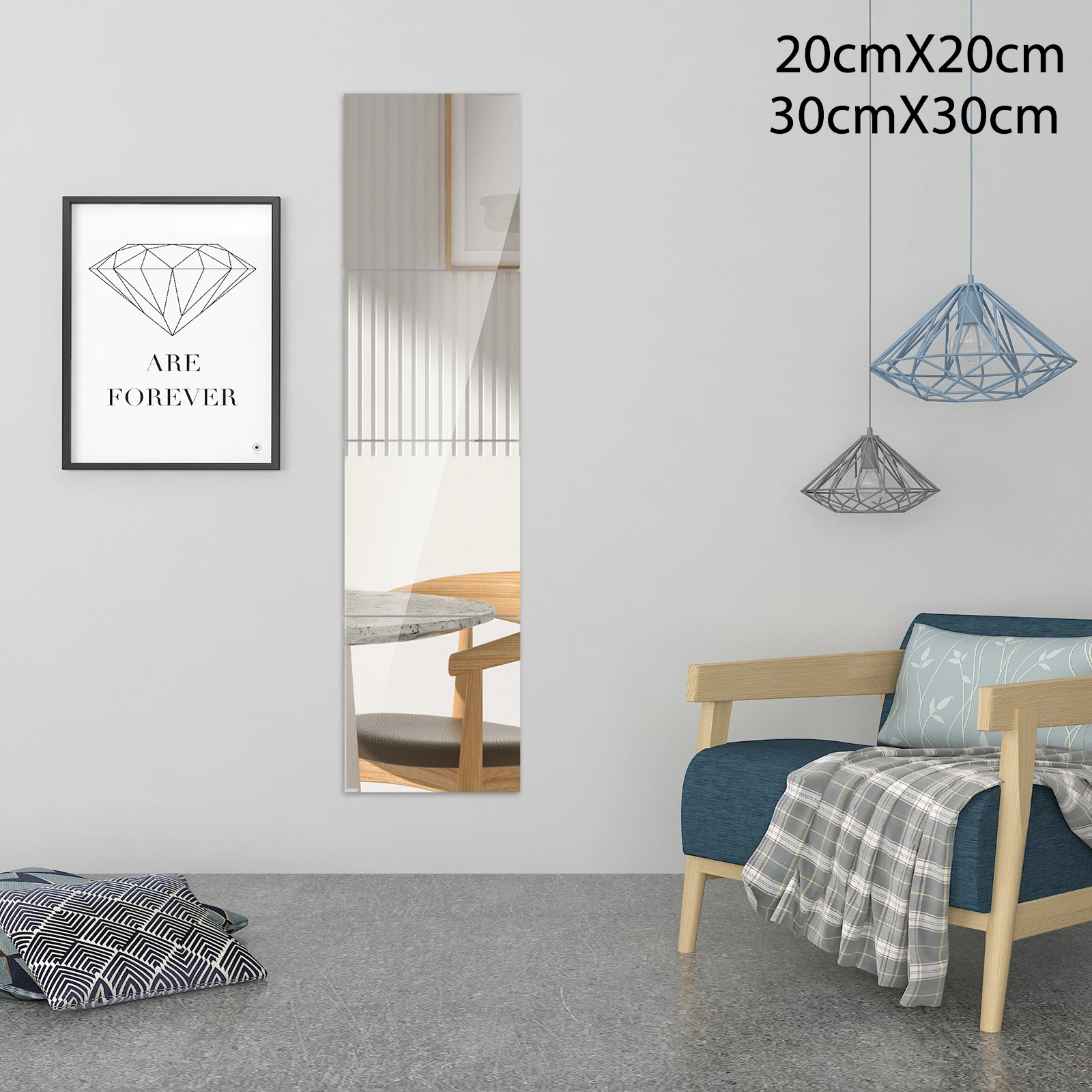 BWK Luxe Placemat - Groen Gras Met De Perfecte Blauwe Lucht - Set Van 2 Placemats 40x30 Cm 2 Mm Dik Vinyl Anti Slip Afneembaar