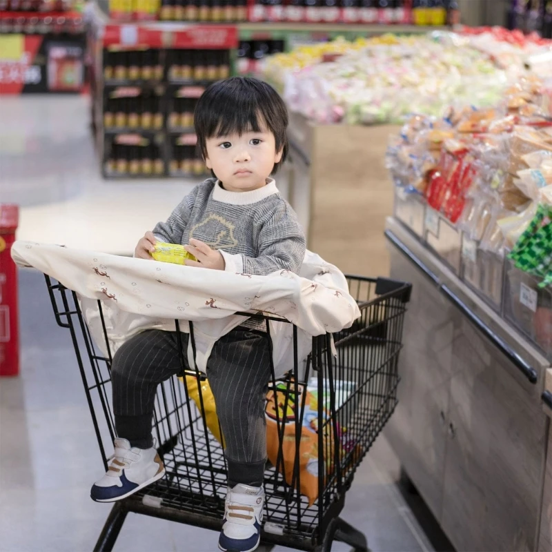 Print Kids Shopping Cart Pad Sleeve Baby High Legged Dinning Chair Seat Cover Care Solution for Baby and Toddlers A2UB 6