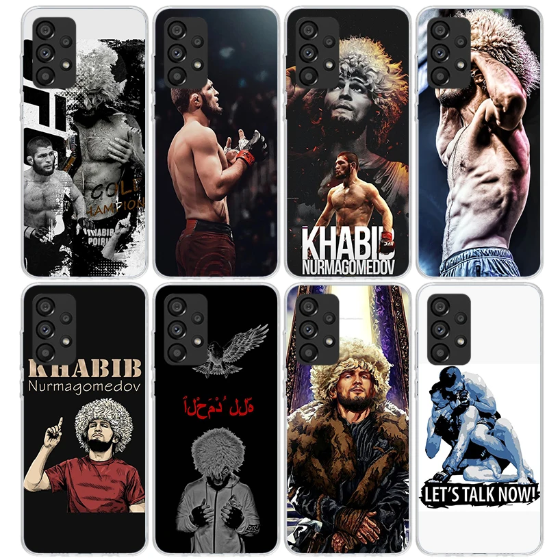 Custodia Per Telefono Khabib Nurmagomedov Per Samsung Galaxy A14 A13 A12 A54 A53 A52S Cover A24 A34 A23 A33 A22 A32 A03S A04S Silicone Shel