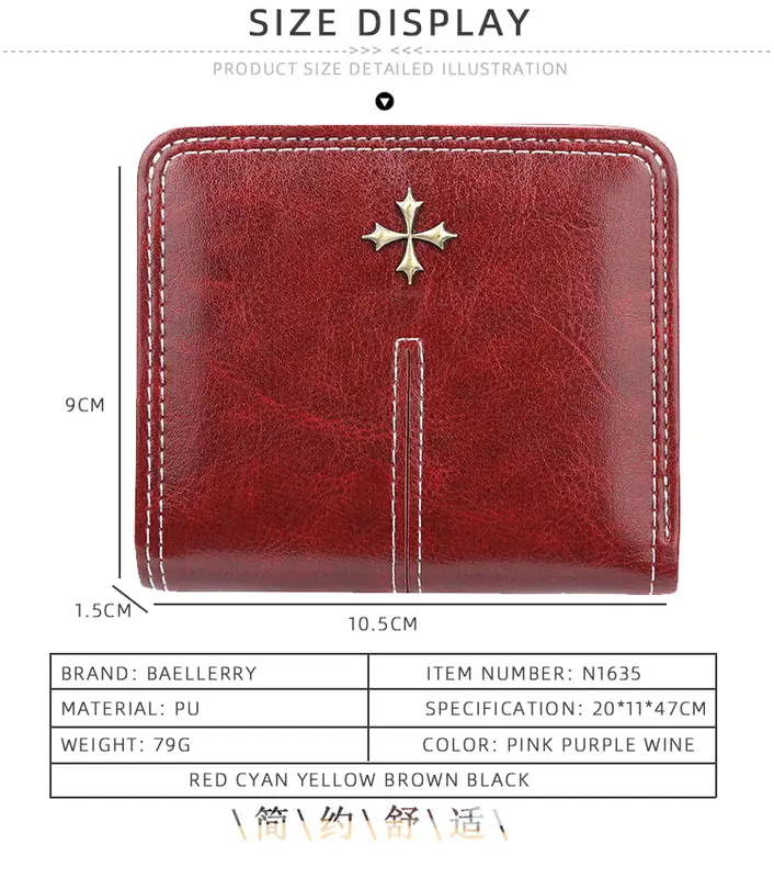 New Mini Women Wallets Slim Women Fashion Small Wallets Zipper PU Leather Quality Female Purse Card Holder Wallet - Image 6