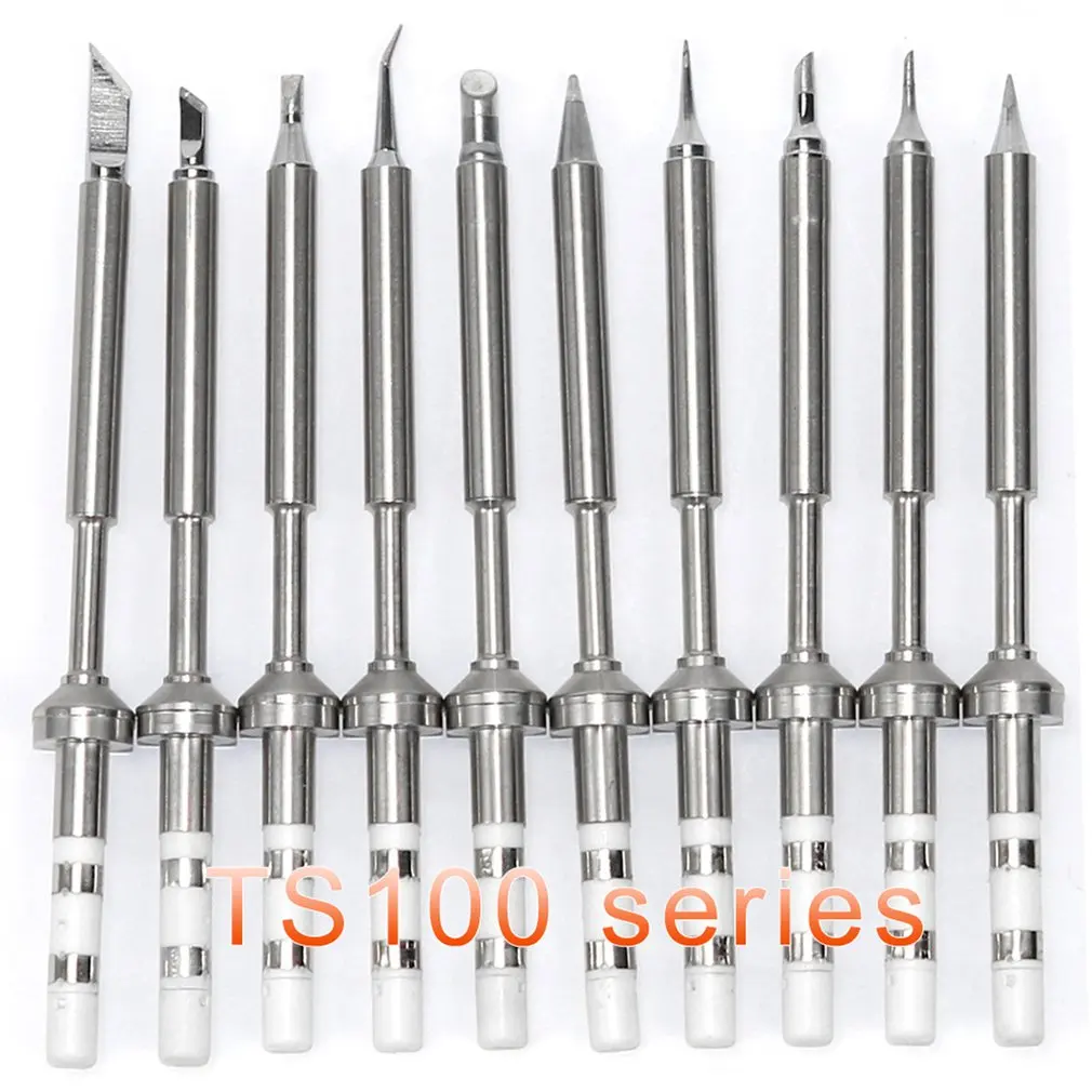 

Professional TS100 Mini Soldering Iron Digital Soldering Iron Tip Replacement Bit Head B2 BC2 C4 D24 K I Ku ILS C1 Lead Free