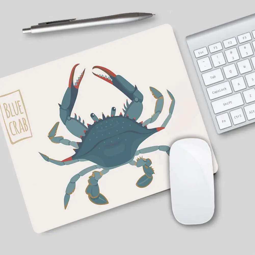 

Mouse Pads Colorfast Attractive Rubber Sea Animals Eel Gamer Waterproof Non-slip Mouse Cushion for PC Laptop Desktop