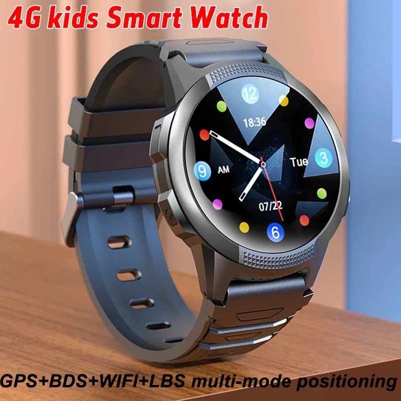 

4G Kids Smart Watch GPS Tracker WIFI LBS Video Call SOS Vibration Mute Mode Children's Smartwatch Birthday Gifts Smart Clock