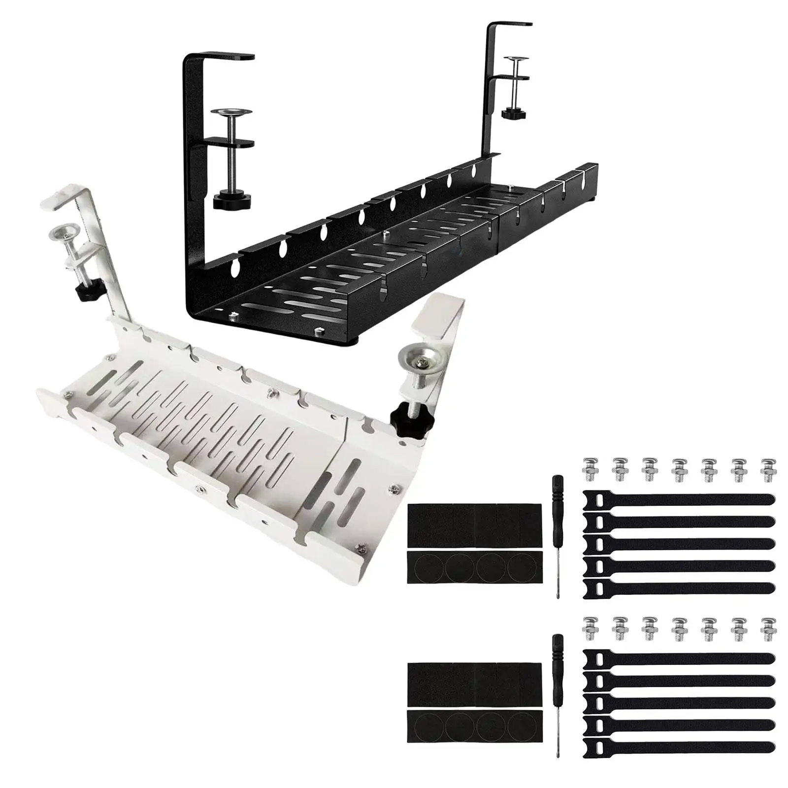 

Wire Management Tray Desk Cable Rack Cable Management Under Desk Tray Under Desk Cable Organizer for Restaurants