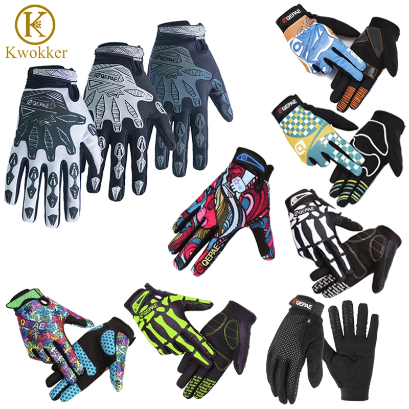 Unisex Touch Screen Motorcycle Gloves Full Finger Cycling Motor Cross Gloves New 