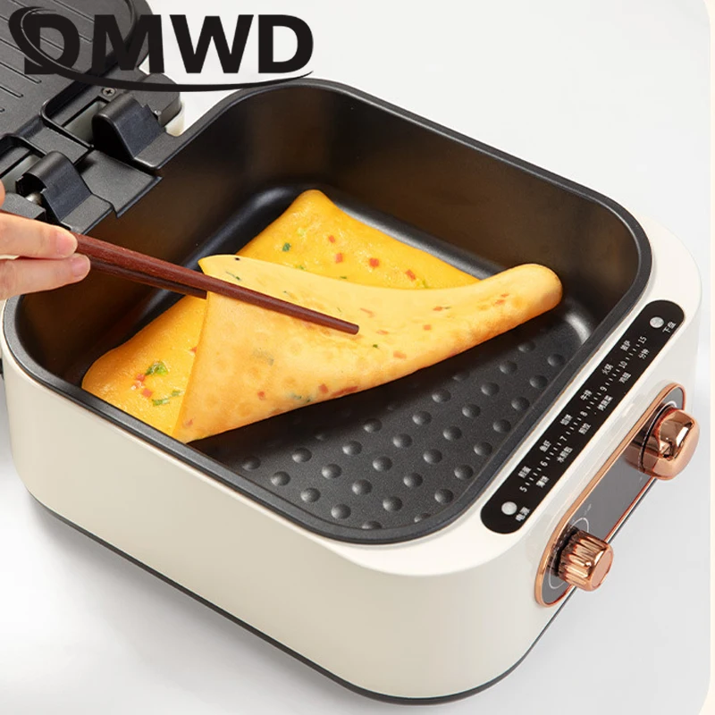 110V Multifunction Electric Baking Pan Deepen Cooker Double-side Heating Thick Pancake Machine Hot Pot Barbeque Steak Frying Pan 6