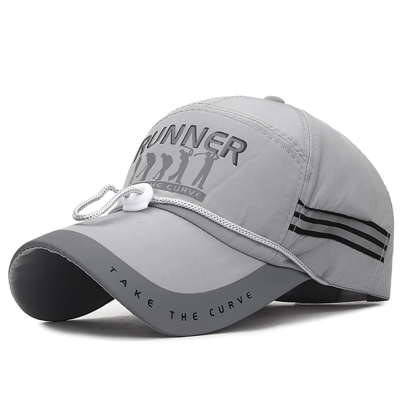 Breathable Cotton Sports Caps Professional Golf Cap Adjustable Strap Cycling Fishing Snapback Hat UV Protection Sun Hats Visors