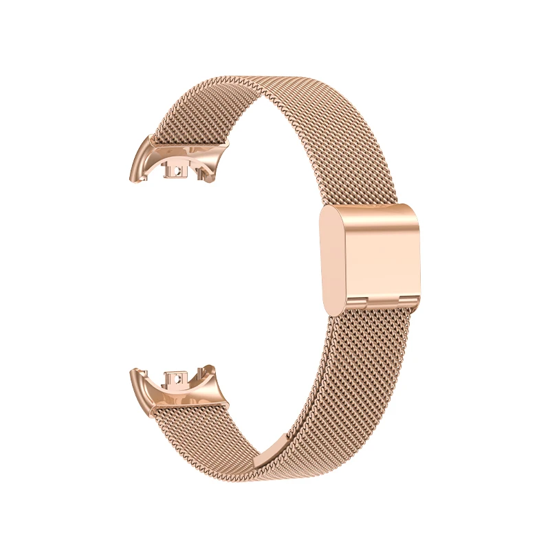 Sleek Stainless Steel Milanese Bracelet Strap - Premium Metal Wristband Accessory