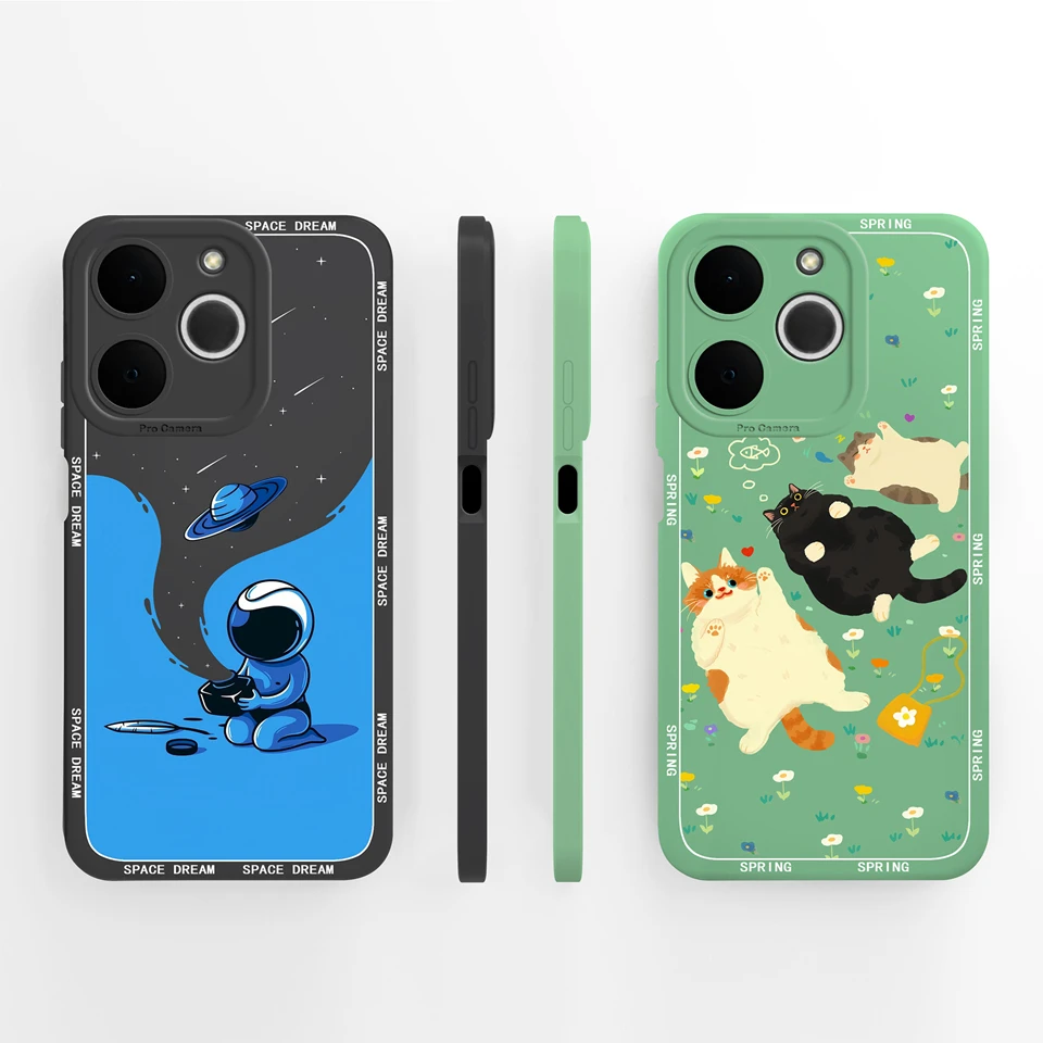 Butterfly Bear Flower Shockproof Minimalist Phone Case
