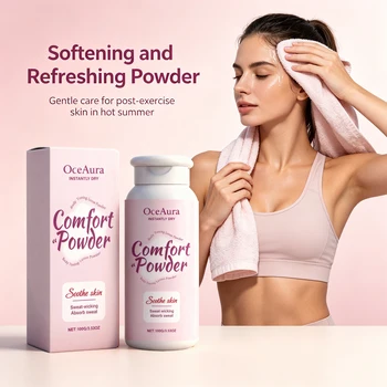 Comfort Powder All over Body Powder for Summer Instantly Dry Sweat-Wicking Skin-Soothing Reduces Friction Refreshing Skin Care
