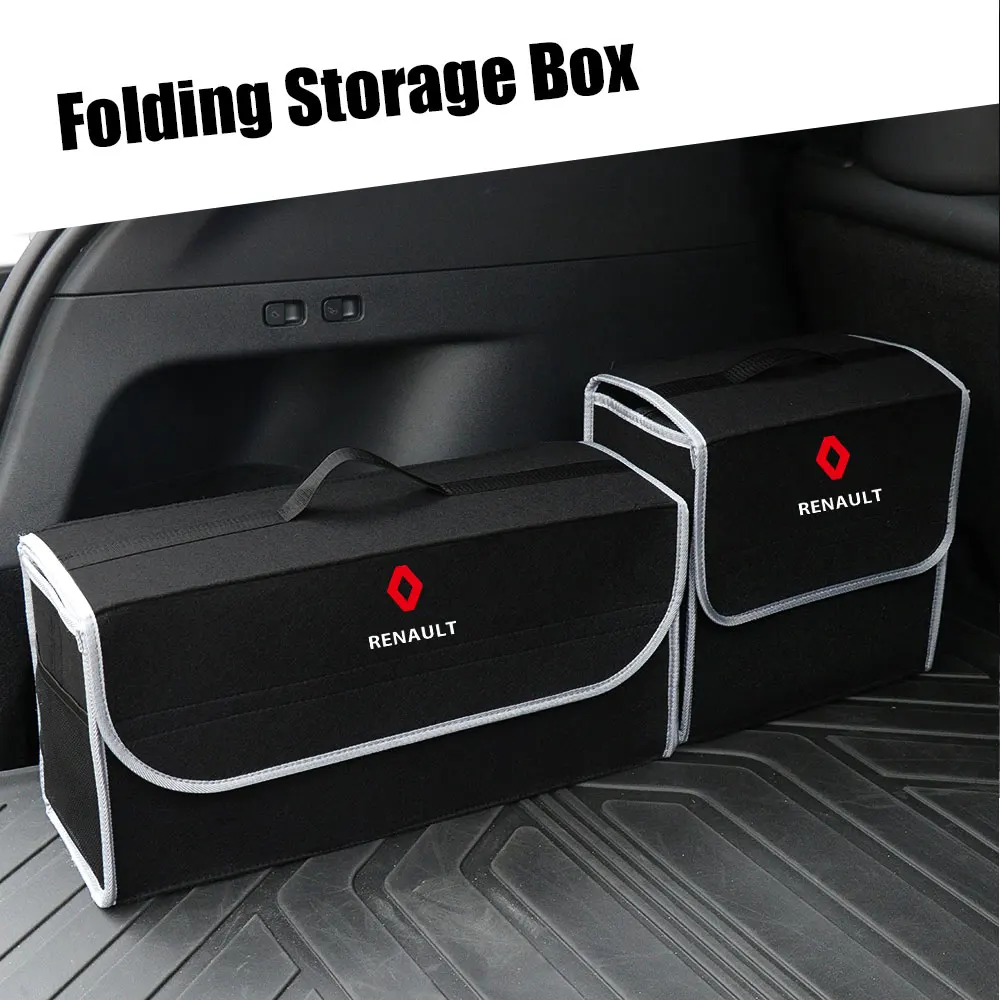 Car Trunk Storage Car Trunk Storage Box Portable Foldable Multiuse Organizer Auto Trunk Storag Bag for Renault DACIA Megane Logan Duster Clio ZOE