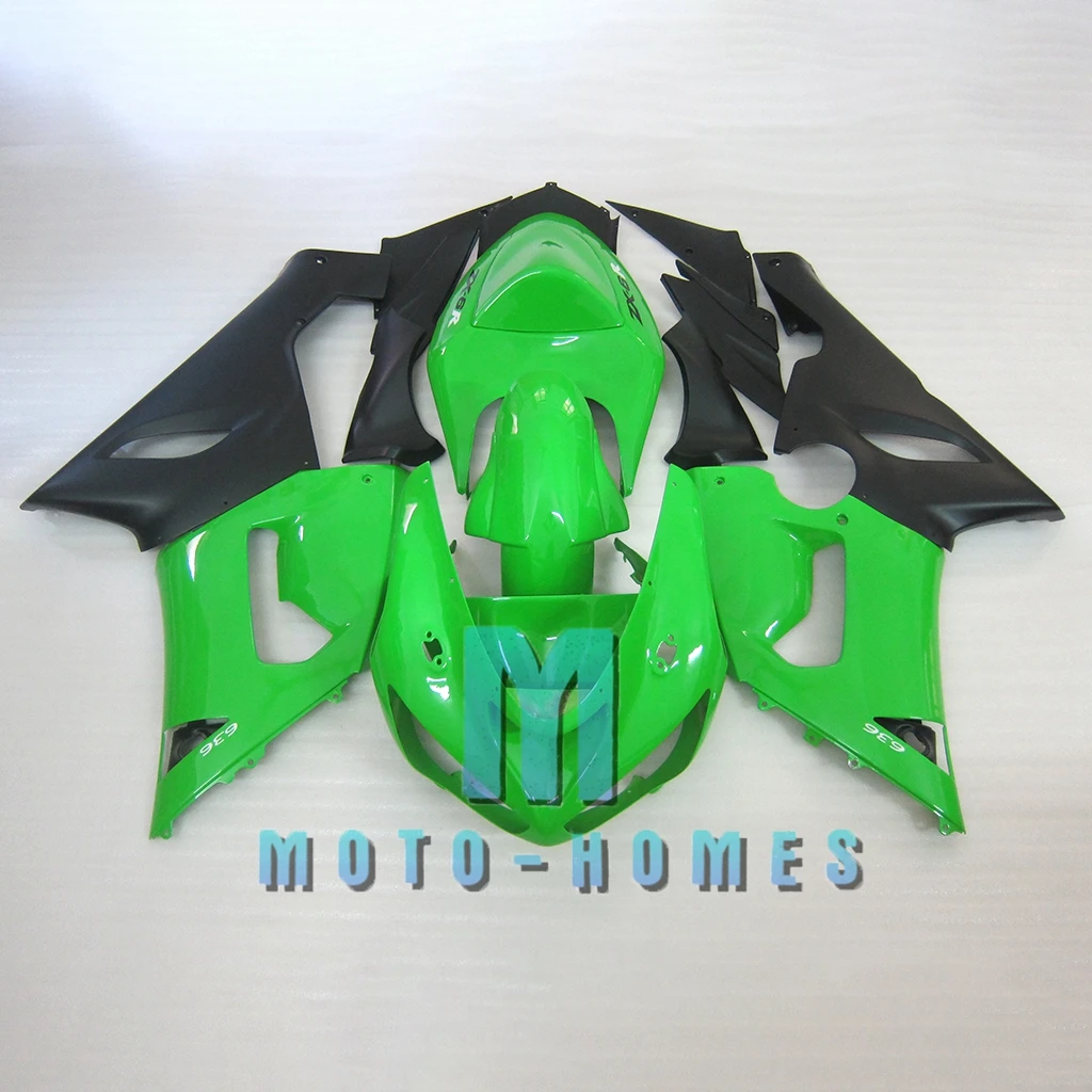 

Высококачественные комплекты обтекателей для ZX6R 05 06 Kawasaki Ninja ZX-6R 2005 2006 ZX636, запчасти, эвакуация, ремонт велосипеда, зеленый