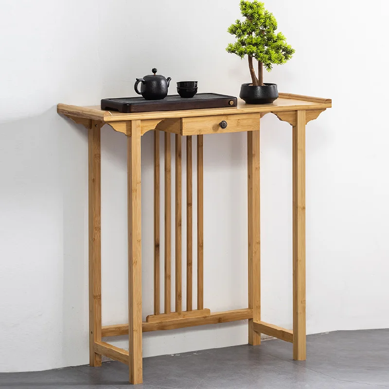 

Minimalist Solid Wood Coffee Table: Spacious Modern Living Room Table Easy-to-Clean Surface Large Capacity Storage
