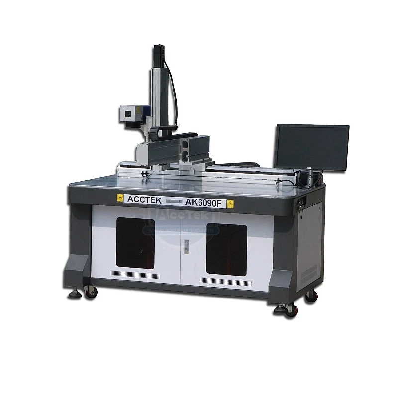 

6090 1390 fiber laser marking machine 600*900mm raycus 20W 30W 50W 100W 200W big size AK6090F